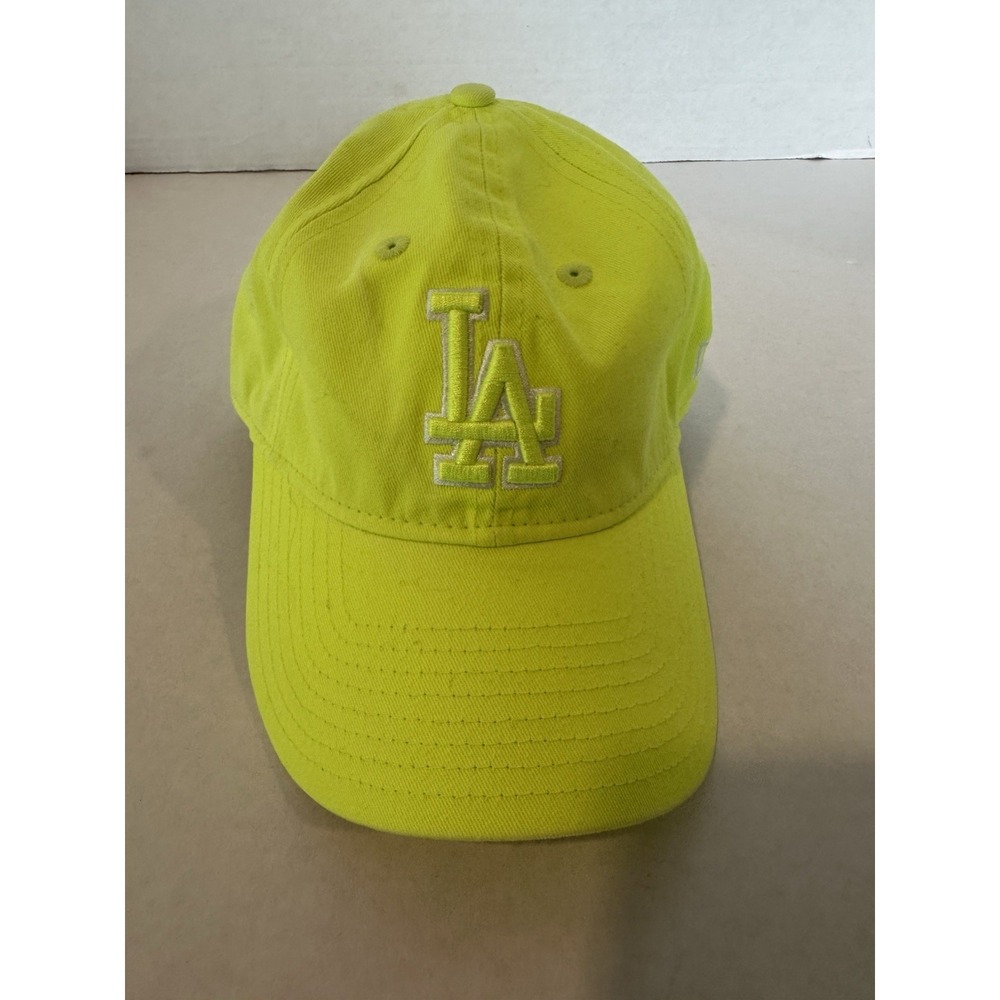 LA Dodgers Baseball New Era 9 Forty Hat Bright Yellow Adjustable New With Tags